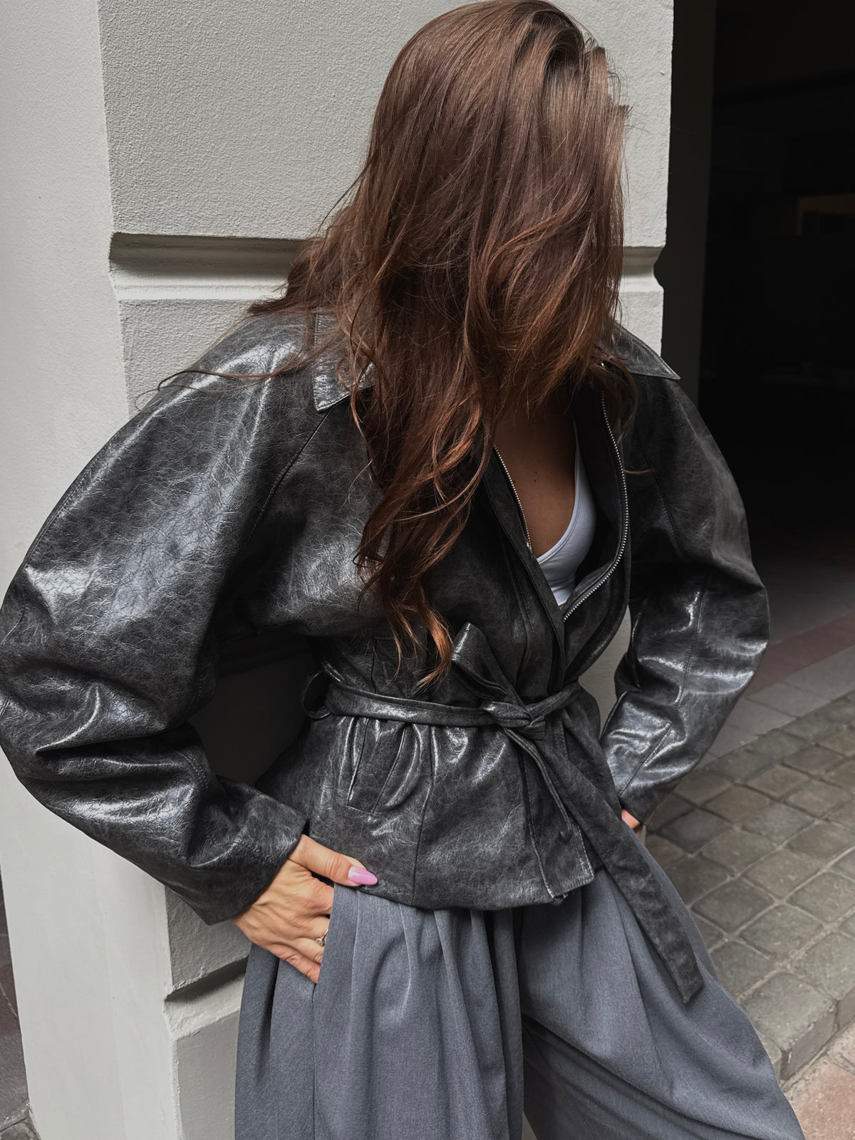 LEATHER JACKET “Lumina”