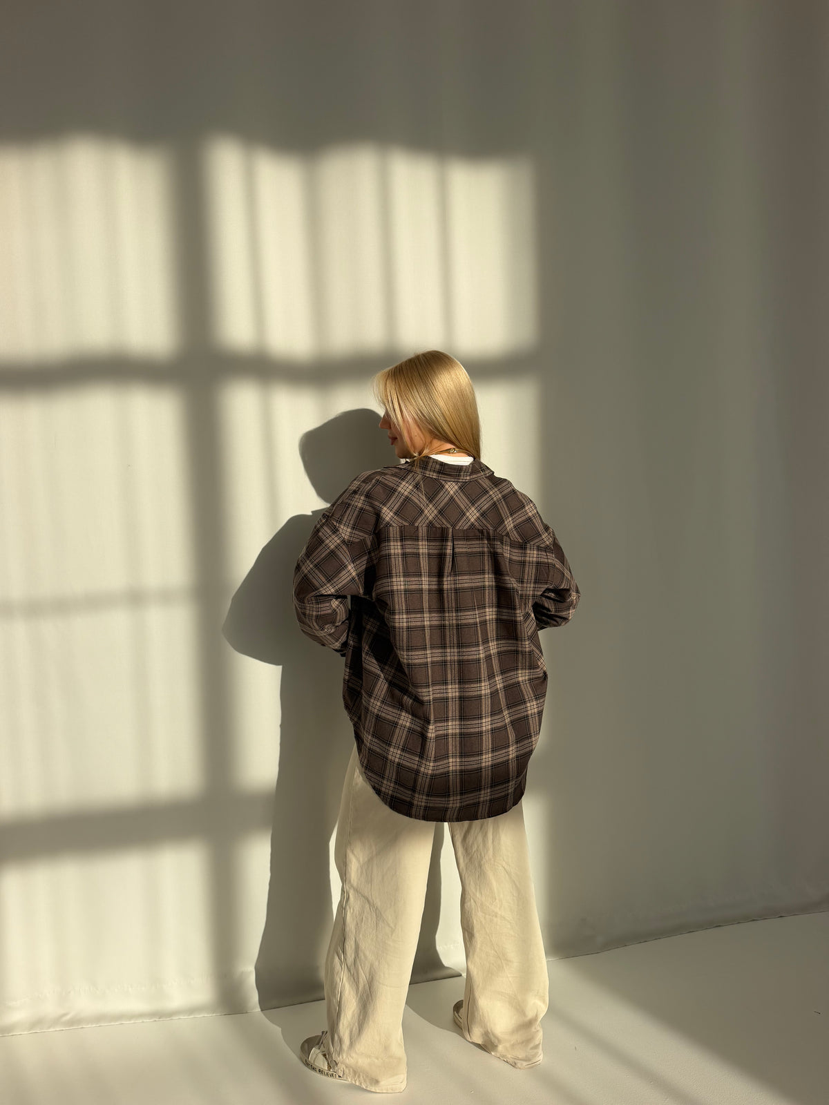CHECKERED SHIRT “Brown”