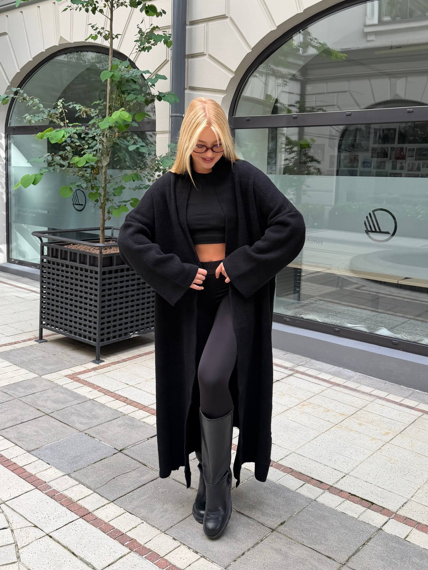 VOOL CARDIGAN “Black”
