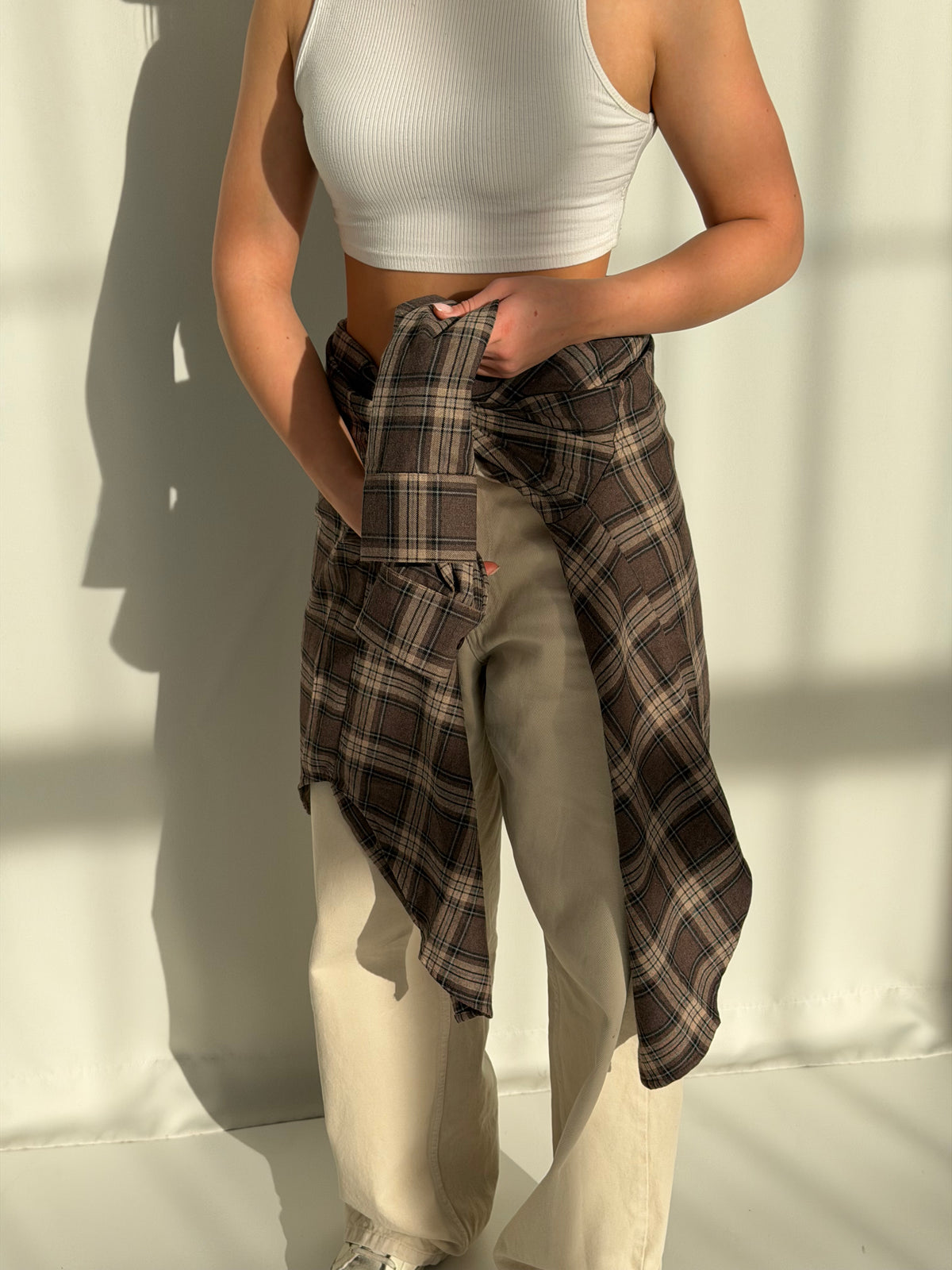 CHECKERED SHIRT “Brown”