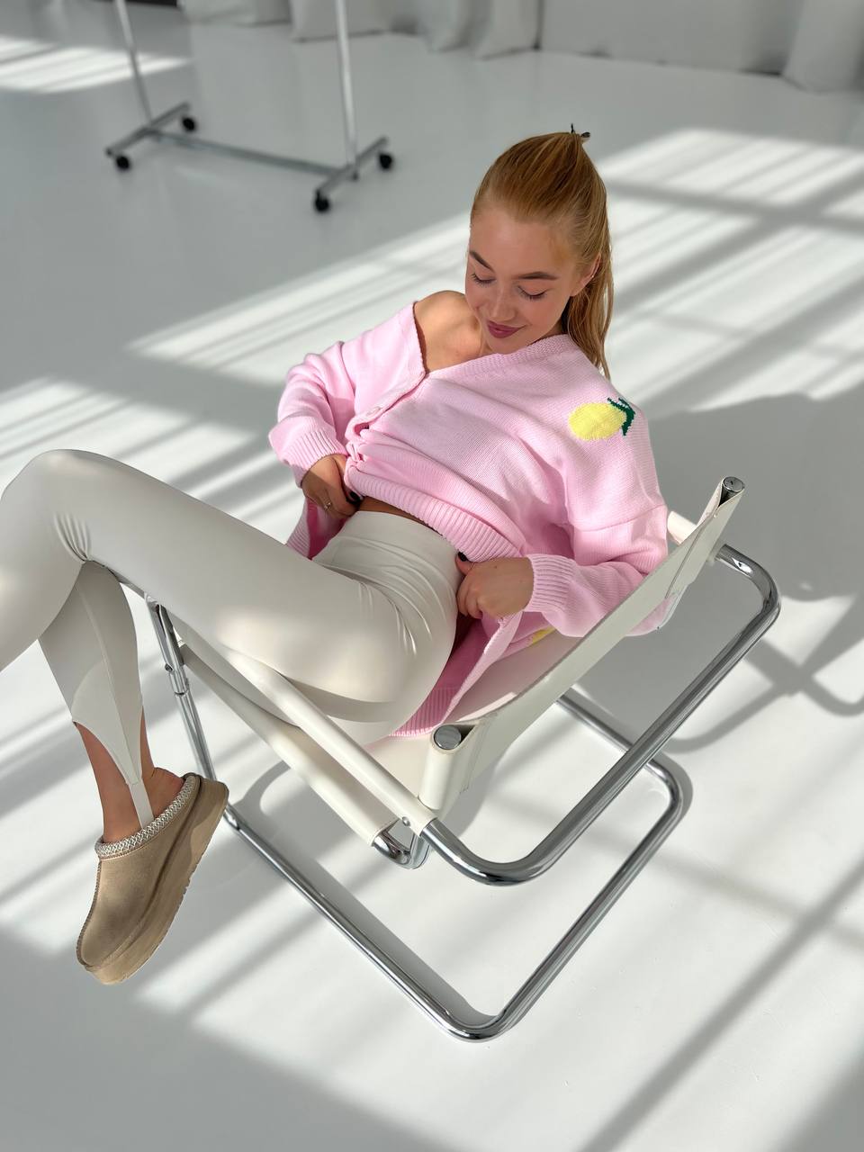 CARDIGAN “Limoncello” in pink