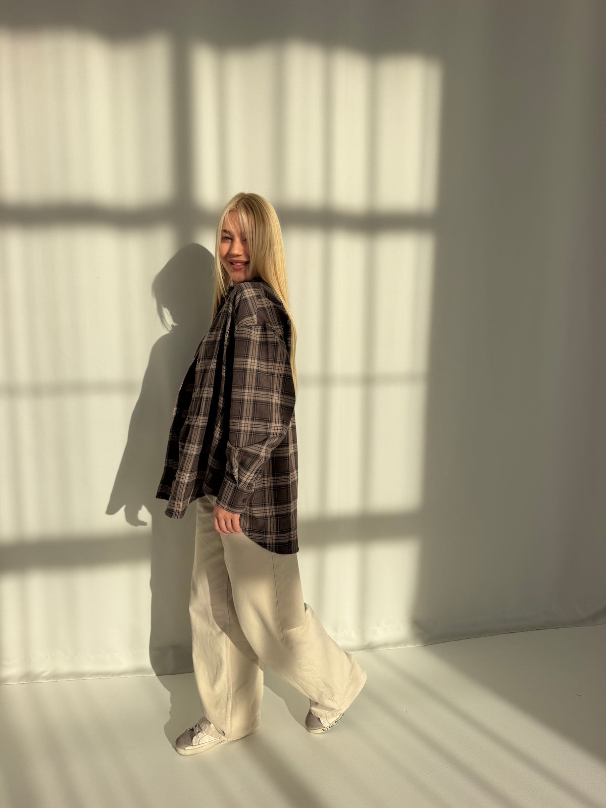 CHECKERED SHIRT “Brown”