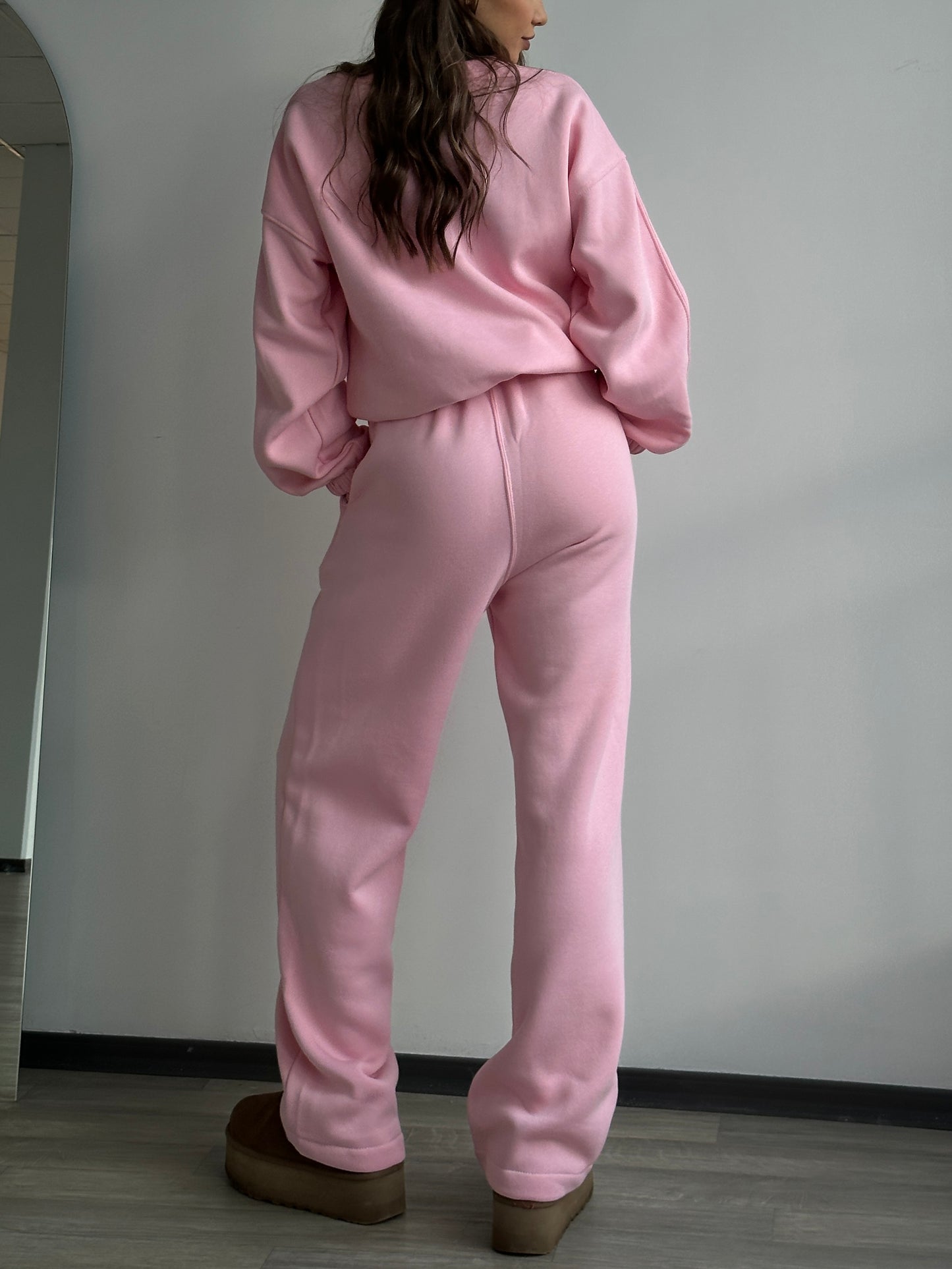 BABY PINK OVERSIZED SET