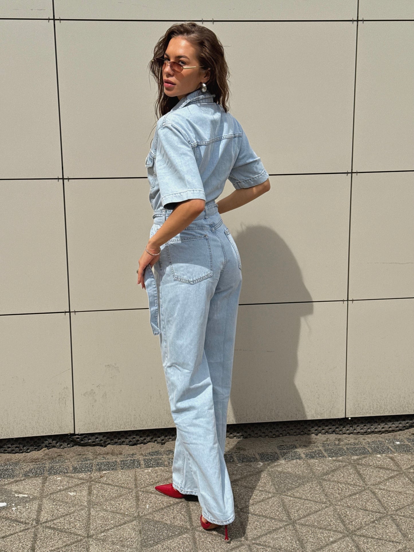 DENIM JUMPSUIT