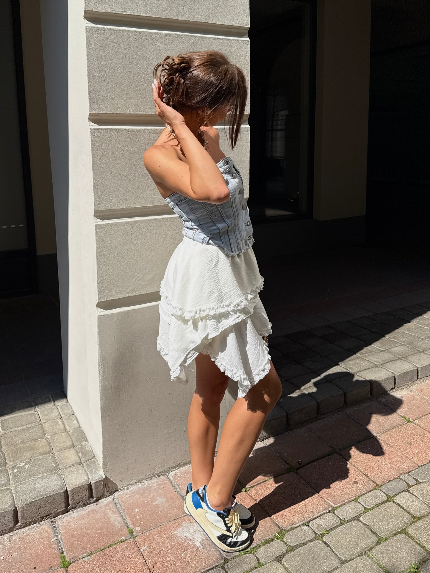 SKIRT “White Ruffle”