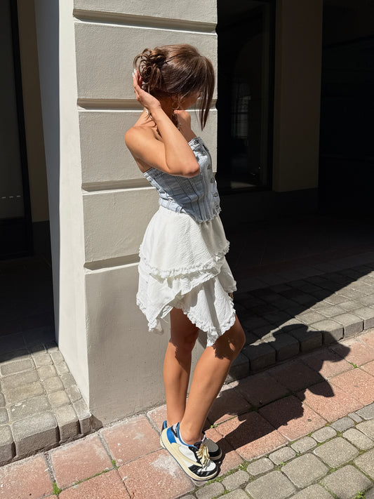 SKIRT “White Ruffle”