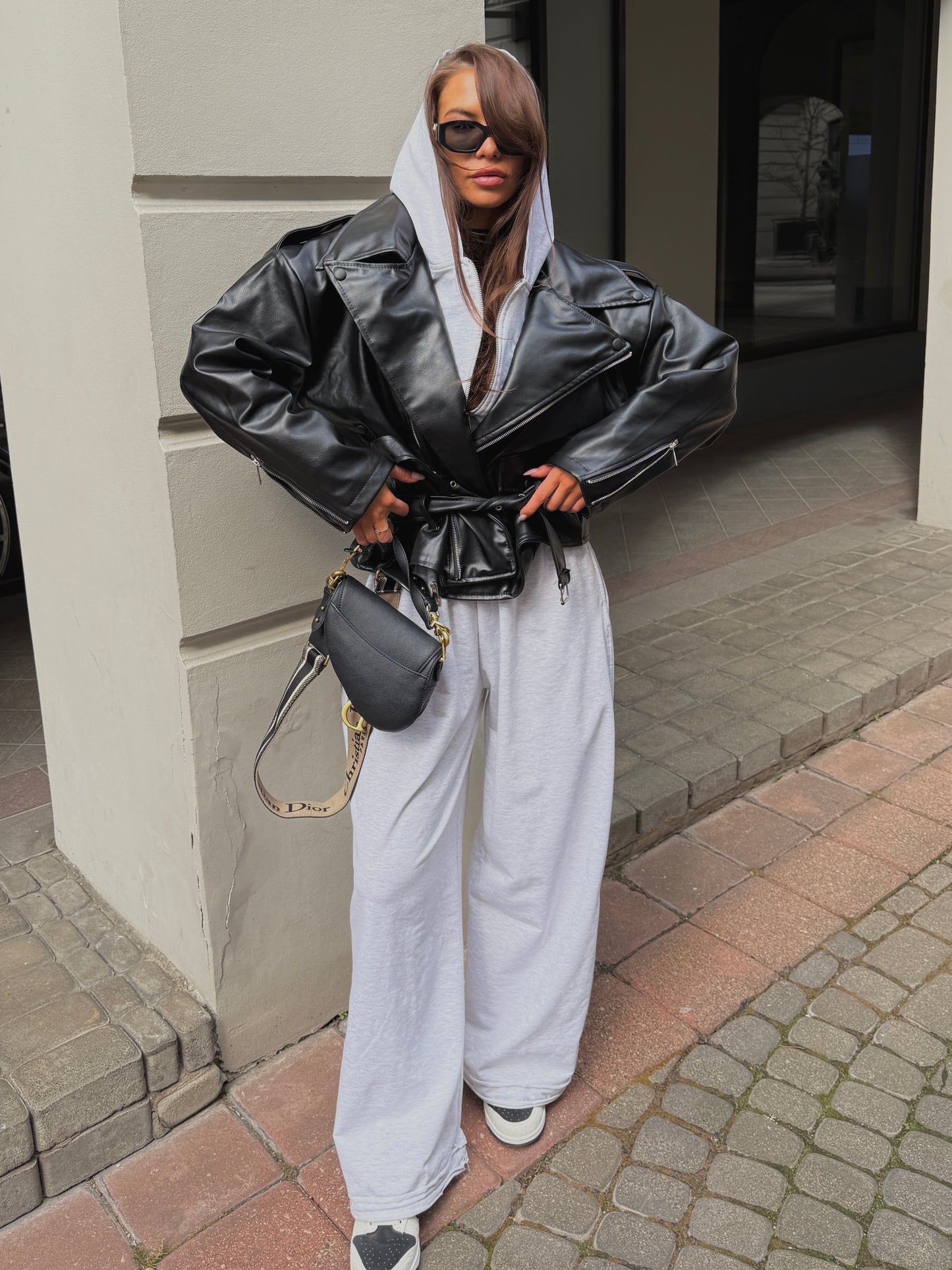 OVERSIZED JACKET “Black Leather”