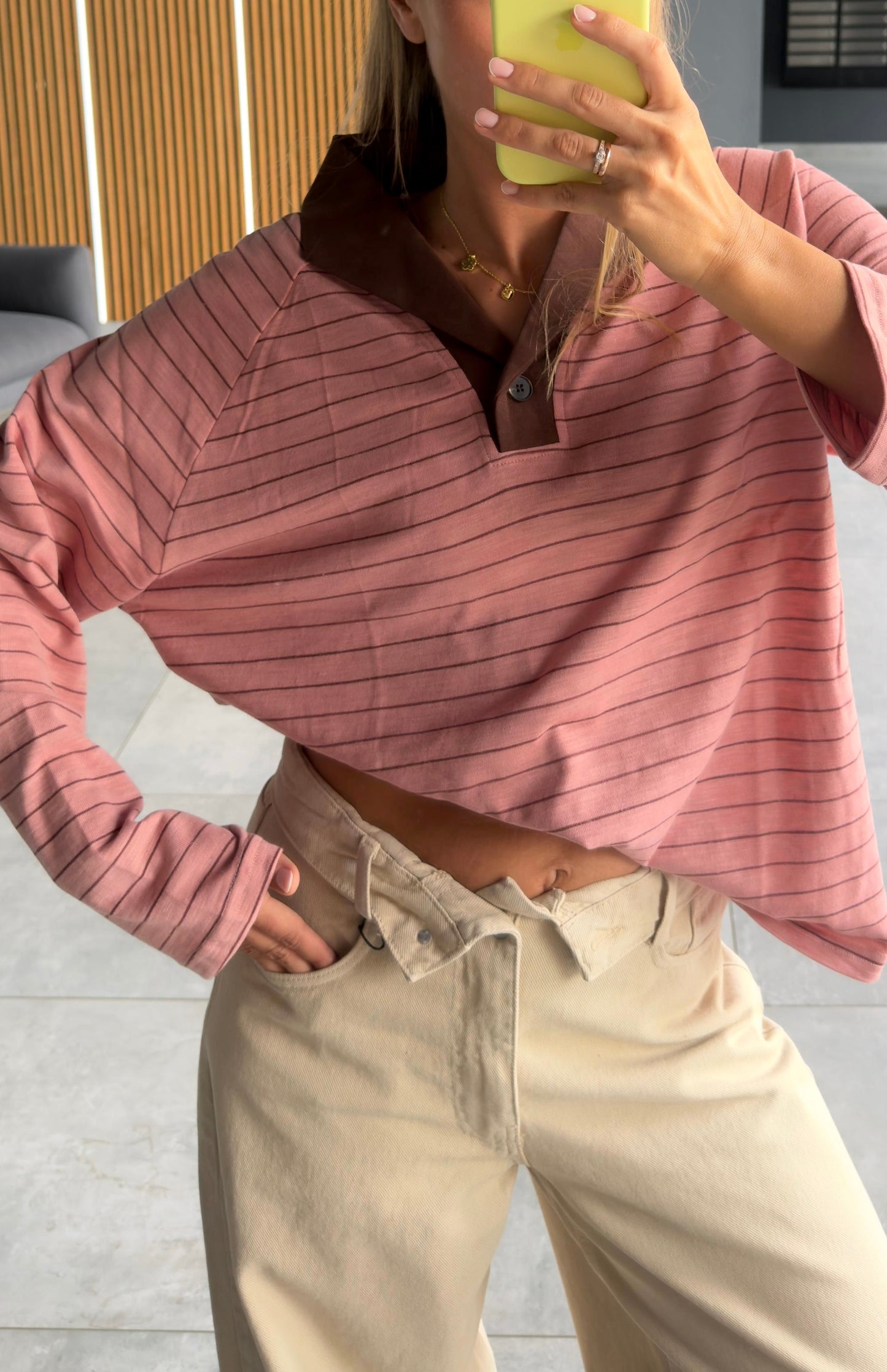 TRENDY LONGSLEEVE pink