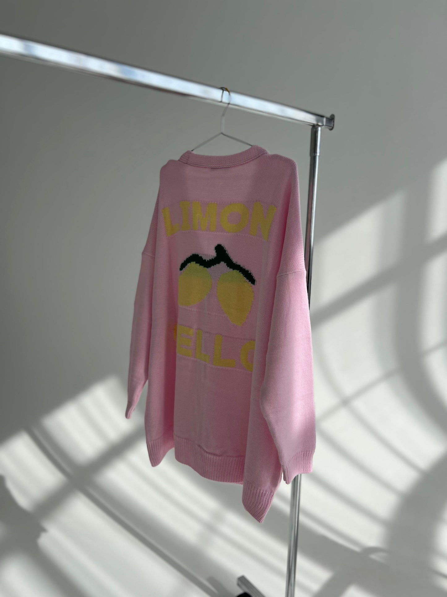 CARDIGAN “Limoncello” in pink