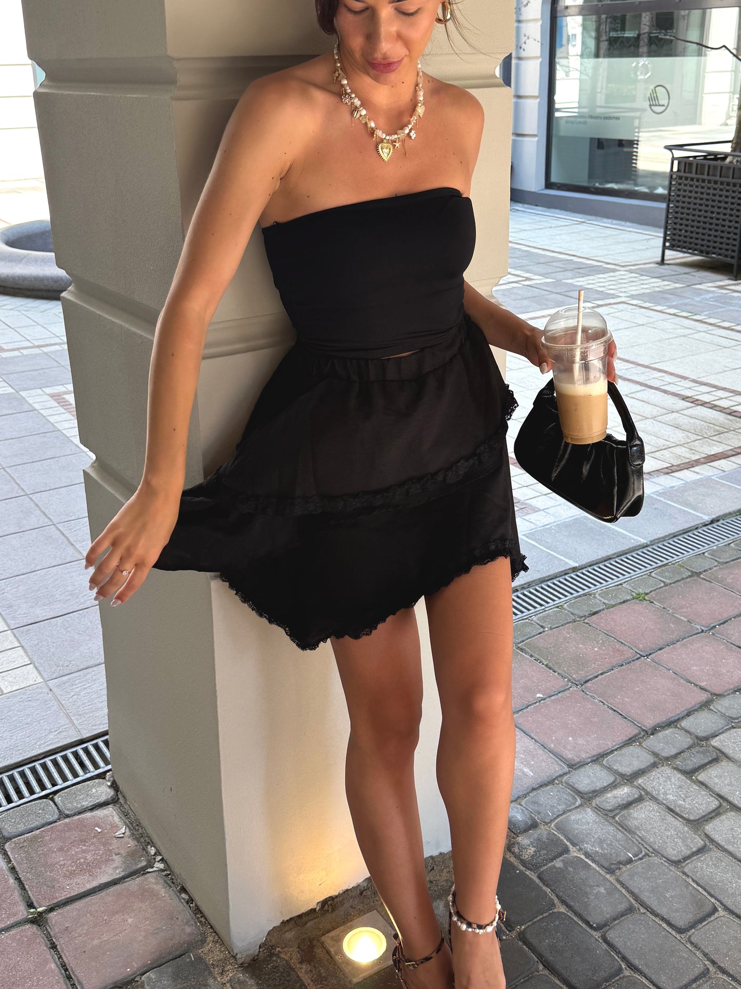 SKIRT “Black Ruffle”