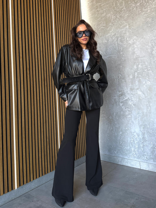 FLARE PANTS “Black”