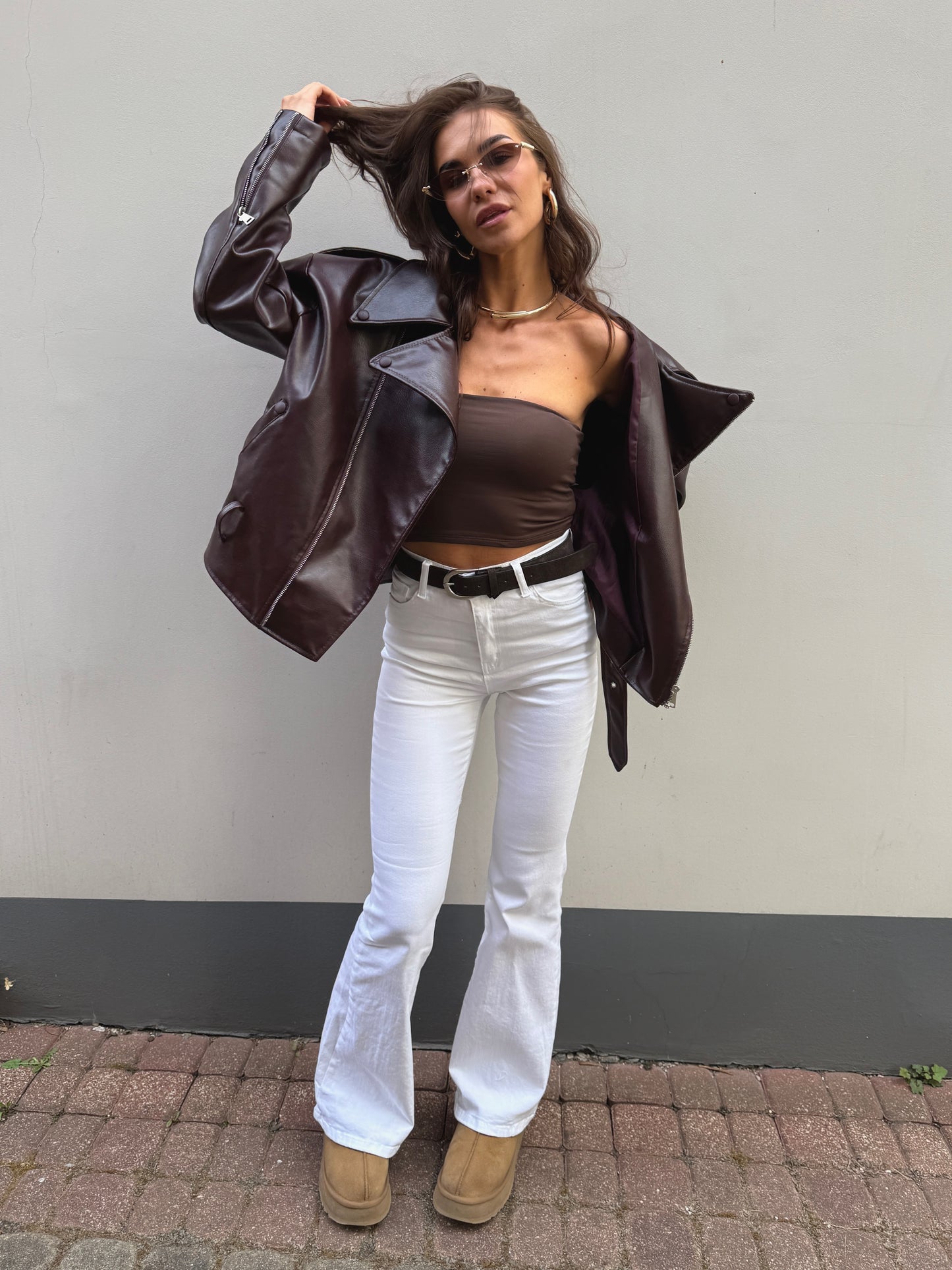 WHITE JEANS “Flare”