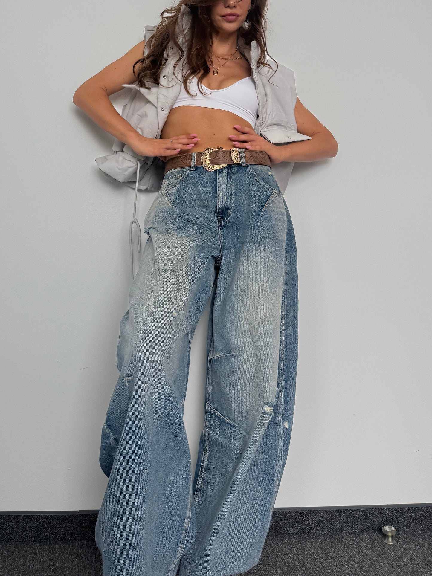 BAGGY JEANS + Belt