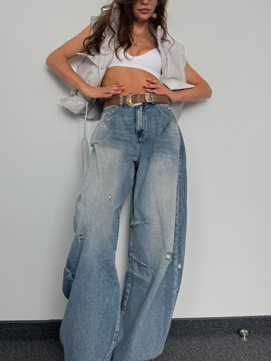 BAGGY JEANS + Belt