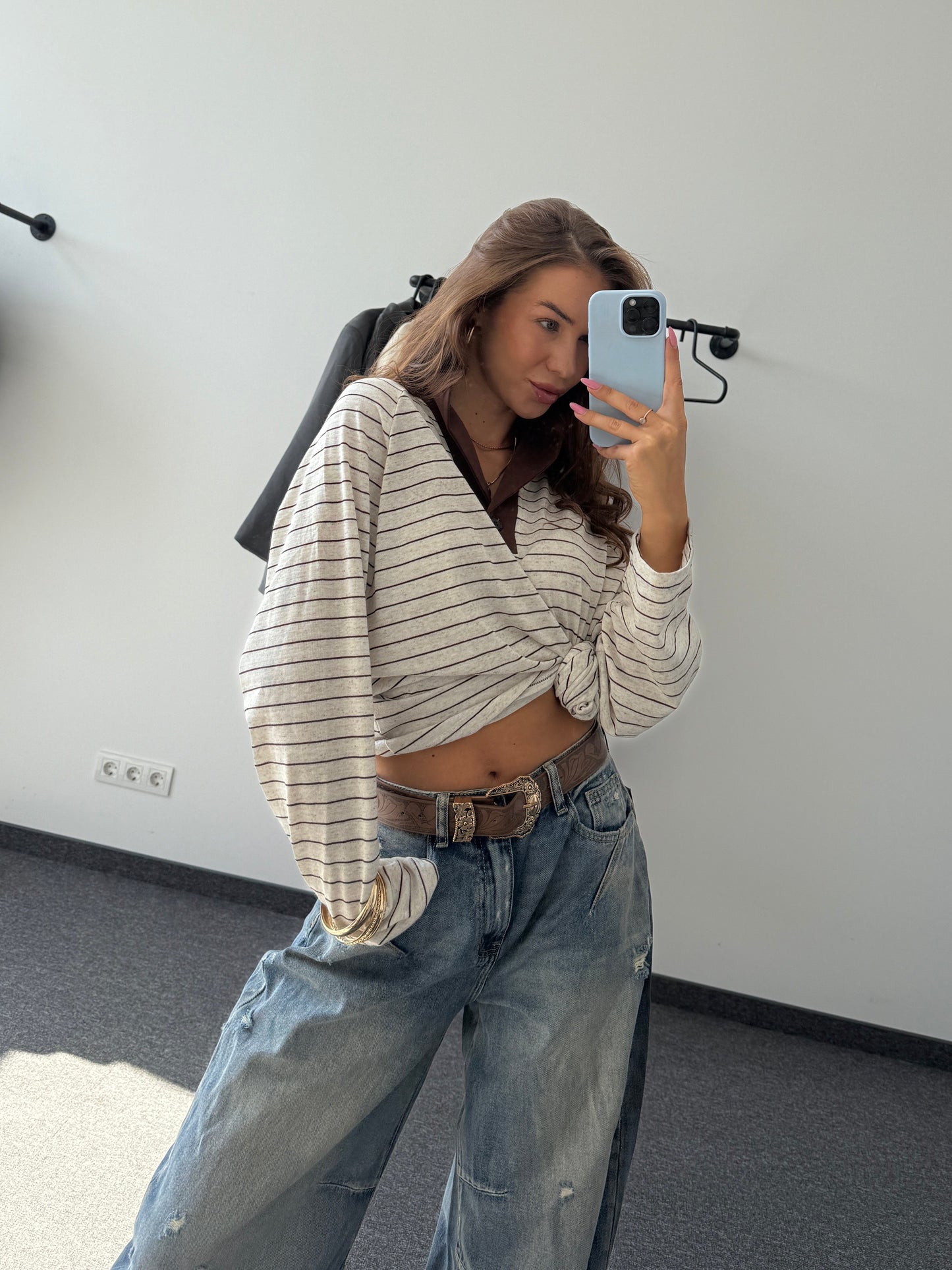 BAGGY JEANS + Belt
