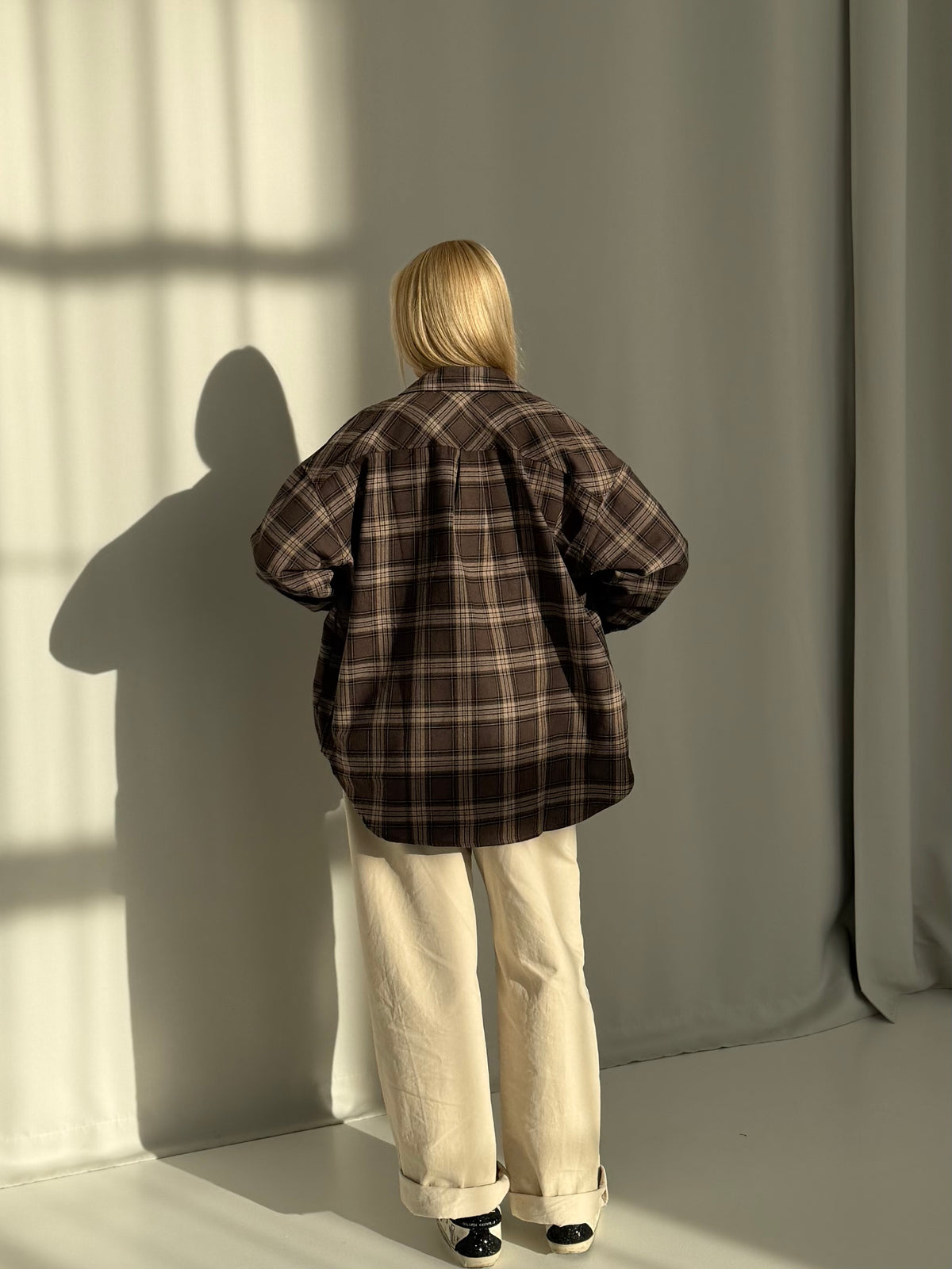 CHECKERED SHIRT “Brown”