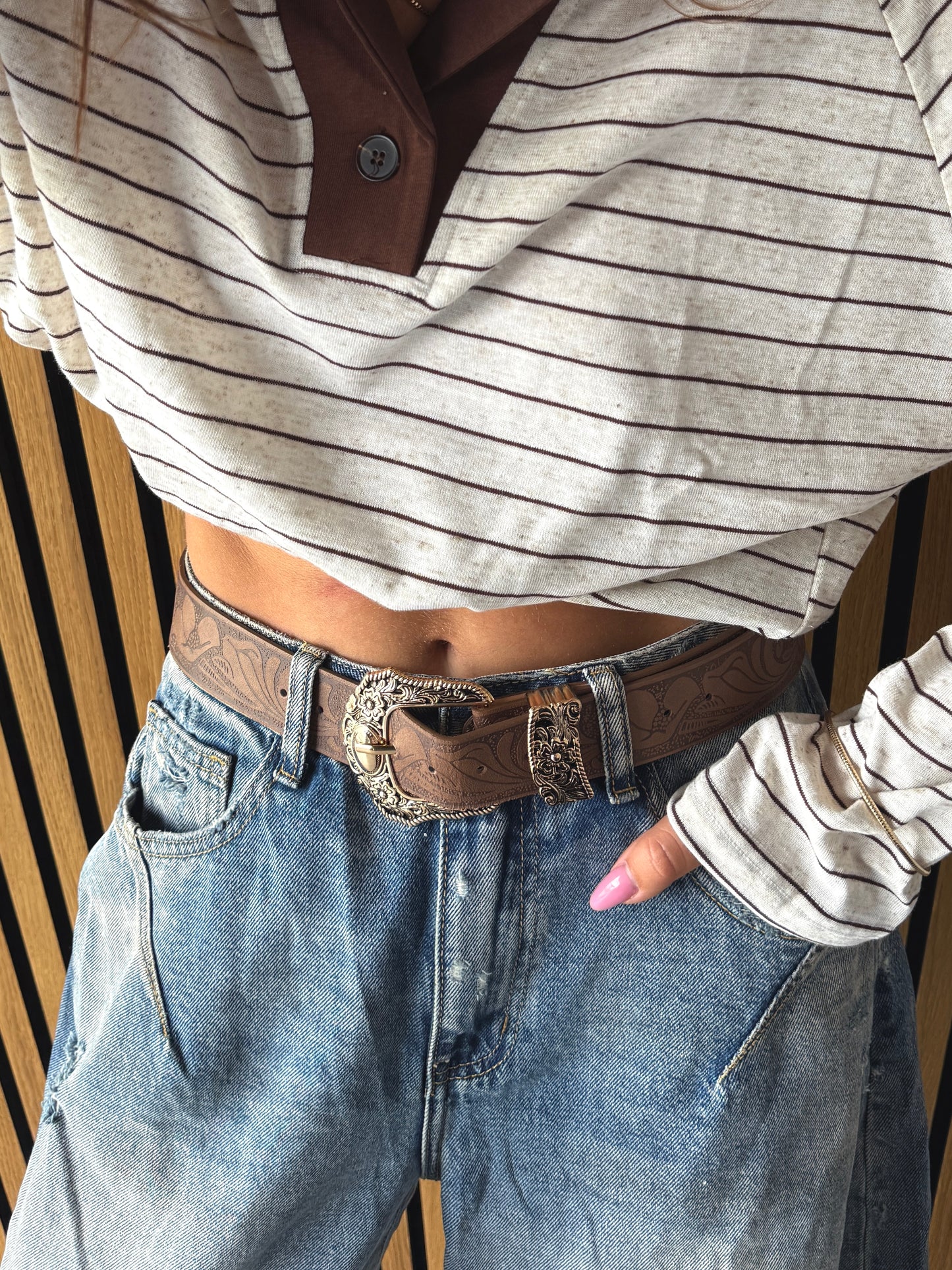 BAGGY JEANS + Belt